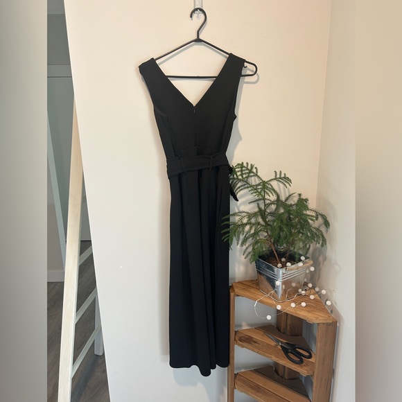 Anthropologie Black Cathy Structured Jumpsuit ~ size XS - Picture 7 of 10